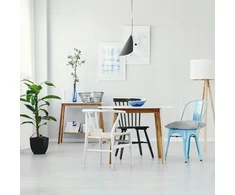 Metalinė kėdė D2.DESIGN Paris, mėlyna