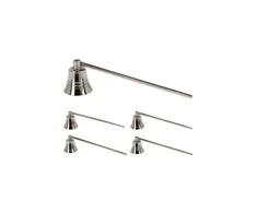 Mondex Metalinė žvakes gesyklė, sidabrinės spalvos, 4 rūšys, 4 x 23 cm, 1 vnt