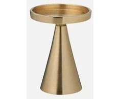 Home Styling Collection Metalinė žvakidė, 4 žvakėms, auksinės spalvos, 27 x 15 cm