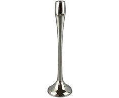 Nežinomas Candle holder A98810580. aliuminio. 31 cm. sidabrinis col.