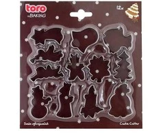 Metalinės formelės sausainiams TORO 12vnt.