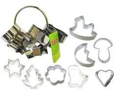 Metalinės formelės sausainiams TORO 8vnt./ant žiedo