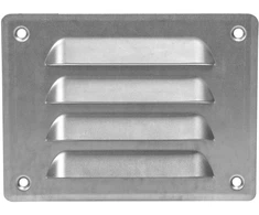 Metalinės ventiliacijos grotelės MR14105Zn, 140 x 105 mm, cinkuotos