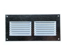 Metalinės ventiliacijos grotelės MR2010Zn, 200 x 100 mm, cinkuotos