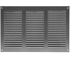 Metalinės ventiliacijos grotelės MR3010Zn, 300 x 100 mm, cinkuotos