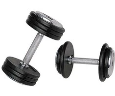 Metalinis hantelis inSPORTline PROfist 17,5kg