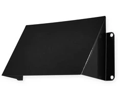 Metalinis oro angos dangtelis LNM1408M, 140 x 80mm, juodos sp.
