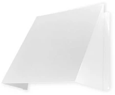 Metalinis oro angos dangtelis LNM2020, 200 x 200mm, baltos sp.