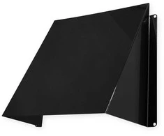Metalinis oro angos dangtelis LNM2020M, 200 x 200mm, juodos sp.