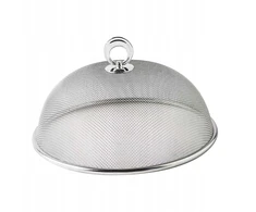 Metalinis tinklinis maisto dangtelis, serviravimo dangtis, maisto dangtelis, plonas skersmuo 28 cm
