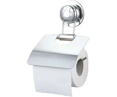 Metalinis tualet.pop. laikiklis su dangteliu Easy chromuotas/su siurb.