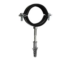 Metalinis vamzdžio laikiklis 1 1/4" (38-45mm) su guma ir varžtu M8x80