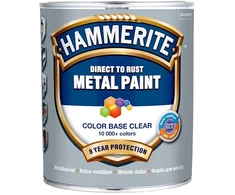 Metalo dažai HAMMERITE SMOOTH FINISH, balta, 0,7 l