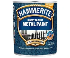 Metalo dažai HAMMERITE SMOOTH FINISH, blizgūs, baltos sp., 5 l