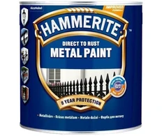 Metalo dažai HAMMERITE SMOOTH FINISH, blizgūs, raudonos sp., 2,5 l