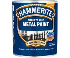 Metalo dažai HAMMERITE SMOOTH FINISH, blizgūs, žalios sp., 750 ml