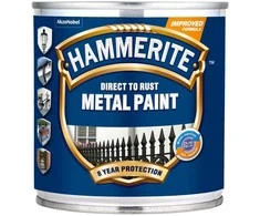 Metalo dažai HAMMERITE SMOOTH FINISH, blizgūs, žalios sp., 250 ml