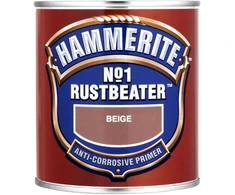 Metalo gruntas HAMMERITE No1 RUSTBEATER, tamsiai rudos sp., 500 ml
