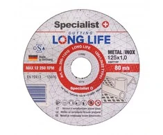 Specialist+ Metalo pj.diskas LONG LIFE 125x1x22 mm