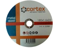 Metalo pjovimo diskas CORTEX, 180 x 1,6 x 22 mm, plienui