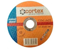 Metalo pjovimo diskas CORTEX BQ, 125 x 1,6 x 22 mm, plienui