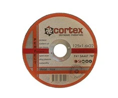 Metalo pjovimo diskas CORTEX Perfect, 125 x 1,6 x 22,2 mm, nerūdijančiam plienui