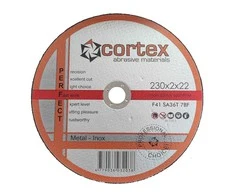 Metalo pjovimo diskas CORTEX Perfect, 230 x 2,0 x 22,2 mm, nerūdijančiam plienui