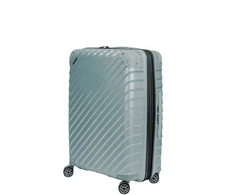 Kelioninis Meteor Vidutinio dydžio lagaminas SwissBags Diamond cut 67 cm metallic mėlynas