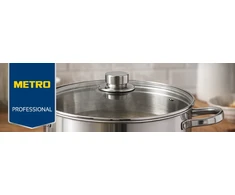 METRO PROFESSIONAL Nerūdijančio plieno puodas, skersmuo 16cm, talpa 2,5l