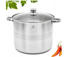 Meyerhoff 12L puodas su matavimo puodeliu ir dangteliu sriuboms, nerūdijantis plienas, dujoms, indukcinis, 28 cm