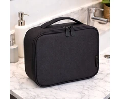 MG VYRŲ ORGANIZATORIUS KELIONIŲ KOSMETIKOS KREPŠELIS SU DIDELIAIS, Juodas