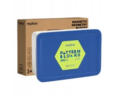 Mideer Geometric shapes magnetiniai blokeliai 250 vnt.