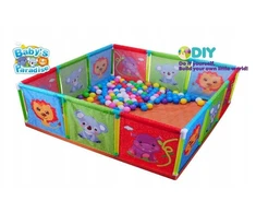 Midex BASEN NA PIŁKI DLA DZIECI 105x105x35 CM