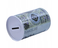 Midex Didelė SKARBONKA XXL PUSZKA METALOWA MONETY BANKNOTY ZŁOTÓWKI