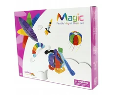 Midex LANKSČIŲ MAGNETINIŲ 3D BLOKŲ RINKINYS 34 vnt.