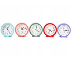 Midex MODNY BUDZIK mini ZEGAR 13cm RÓŻNE KOLORY