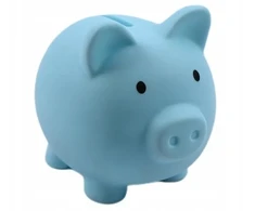 Midex PIGGY PINIGŲ DĖŽUTĖ, MAŽAS PLASTIKAS, ATIDARYMAS, ĮVAIRIŲ SPALVŲ