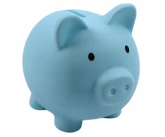 Midex PIGGY PINIGŲ DĖŽUTĖ, MAŽAS PLASTIKAS, ATIDARYMAS, ĮVAIRIŲ SPALVŲ