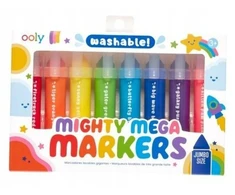 "Mighty Mega" plaunamieji markeriai 8 spalvų - ooly