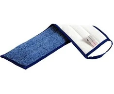 Mikropluošto šluostė grindų šepečiui Dan Mop Velcro 60cm mėlyna