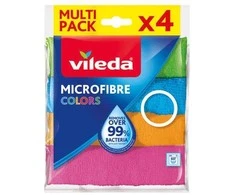 Mikropluošto šluostės Vileda Color 4vnt