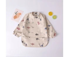 Milababy Guminė prijuostė su rankovėmis ir Pocket Premium 6M+