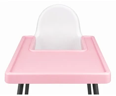 Milababy Pilnas silikoninis kilimėlis, priderintas prie Ikea Antilop rožinės kėdės