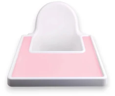 Milababy Silikono kilimėlis, skirtas IKEA Antilop BLW BPA Free Rožinė kėdei