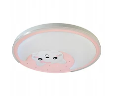 Lubinis šviestuvas Milagro Plafonas Mooncat 34W LED, rožinis