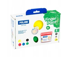 Milan pirštukų dažai, 6 x 40 ml, daugiaspalviai
