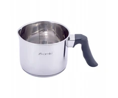 MILK POT INDUCTION nerūdijančio plieno puodas KAMILLE 1l