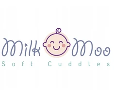 Milk&amp;Moo medžiaginis seilinukas Rožinės ir žalios spalvos atspalviai 2 vnt.