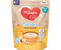 MILUPA PIENINIAI GRŪDAI SU VAISIAIS 6m 400g