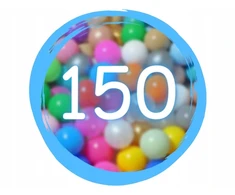 Mimii Plastikowe piłeczki do suchego basenu - 150 vnt